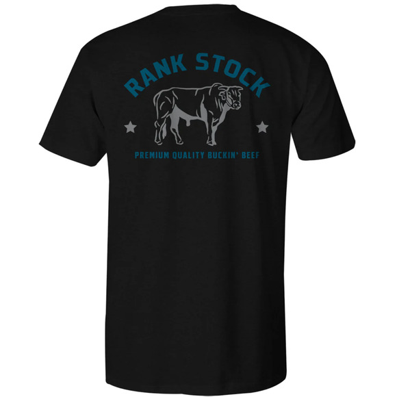Charbray Black Grey Blue Rank Stock Logo T shirt - Picture 1 of 6